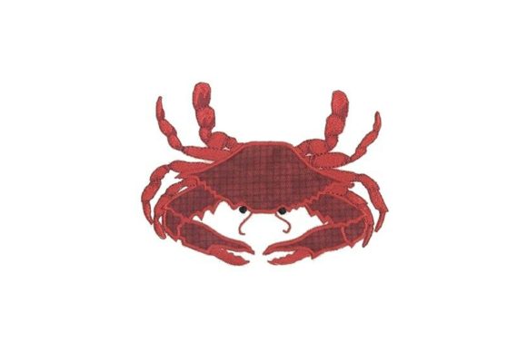 Applique Crab: A Joyful Design for Personalized Gifts