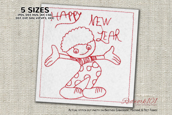 Happy Boy Welcoming New Year with Free Hand Review