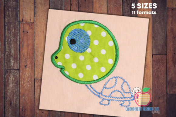 Review: Big Turtle Head Applique Design for Real Projects
