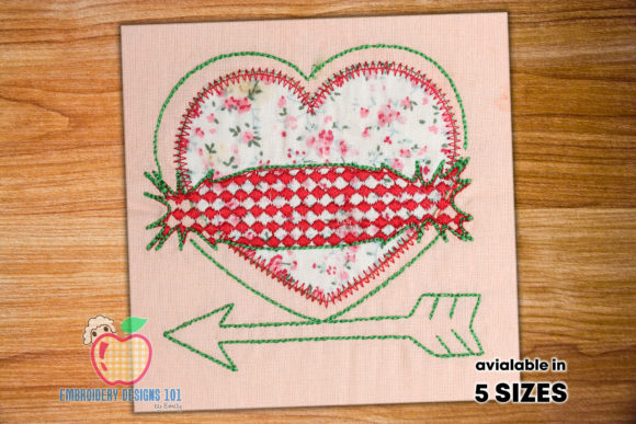 Review: Heart and Arrow Shape Applique Pattern for Valentine's