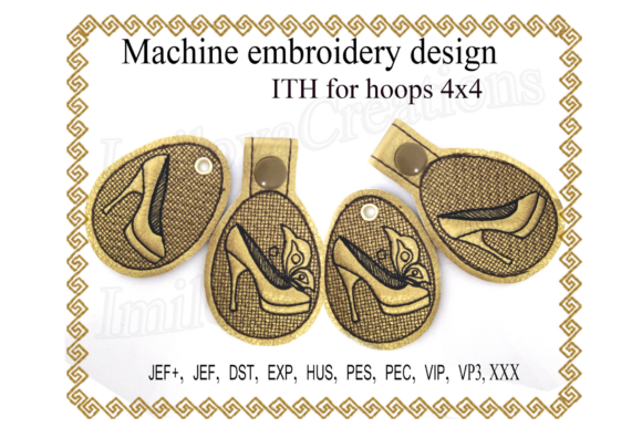 Review: Key Fob Butterfly Shoe - in the Hoop Design