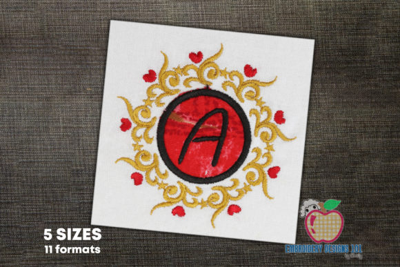 Review: Round Floral Frame with Text for Etsy Shops