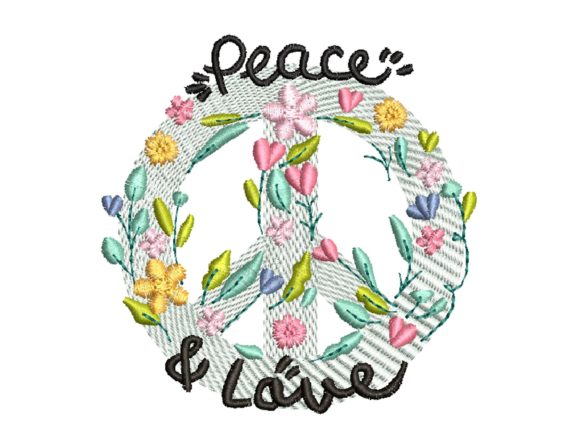 Reviewing Peace and Love: A Timeless Embroidery Design