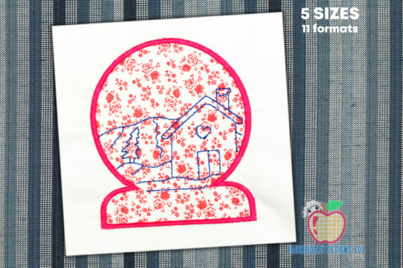 Snowglobe House Applique: A Craft Fair Review